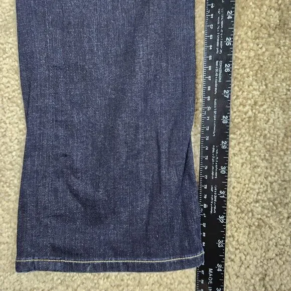 Citizens Of Humanity Dark Blue Straight Leg Jeans - Picture 13 of 15